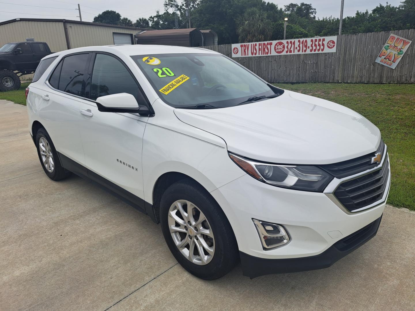 2020 White Chevrolet Equinox (2GNAXKEV4L6) , located at 1181 Aurora Rd, Melbourne, FL, 32935, (321) 241-1100, 28.132914, -80.639175 - Photo#1